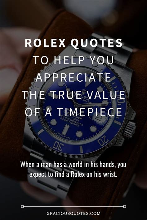 rolex watch quotes